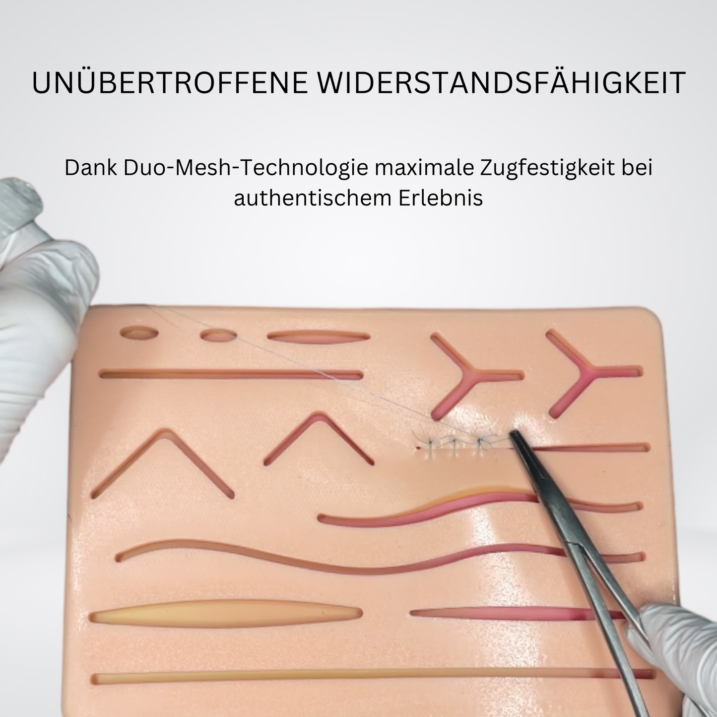 Dank DUo-Mesh-Technologie maximale Zugfestigkeit bei authentischem Erlebnis