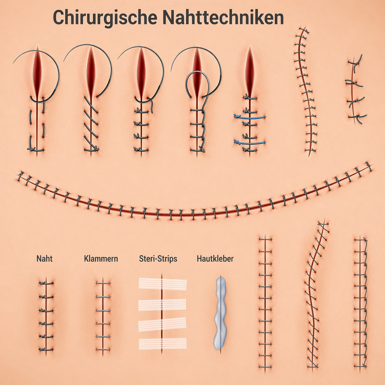 Chirurgisches Nahtset