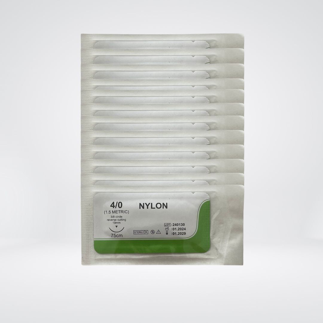 Nahtmaterial Nylon 4/0 für chirurgisches Nahttraining - anatomedic